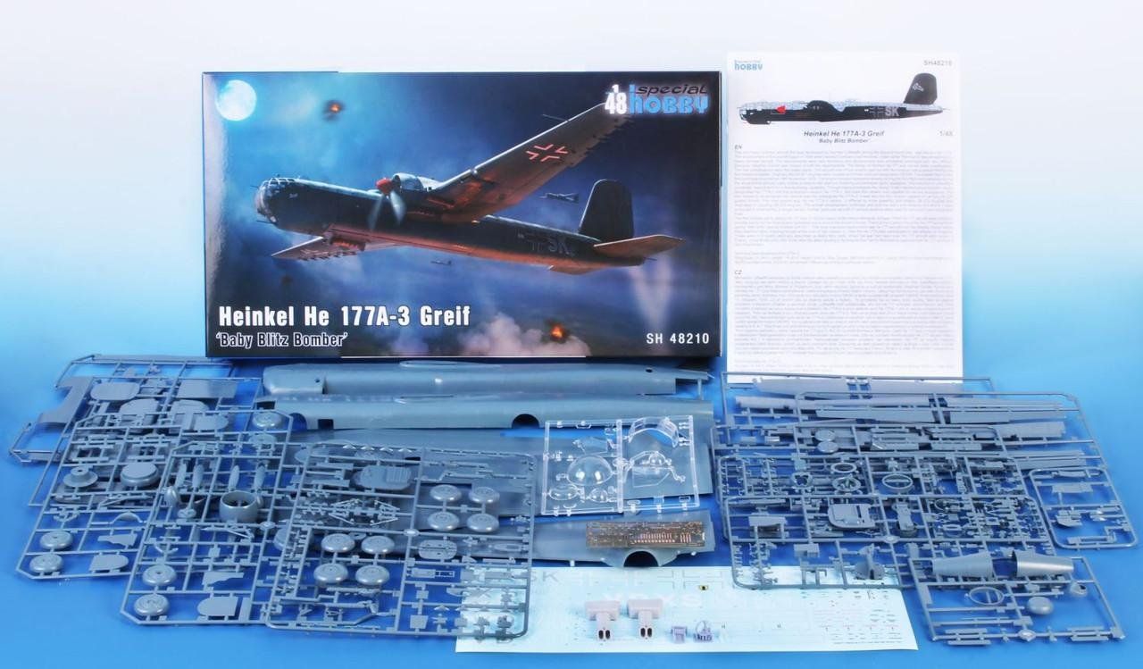 Kit di modellismo & Modellini statici: Heinkel He 177 A-3 1/48 – Nuovo e nell'imballaggio originale da Bözen venduto da jackieoh 1