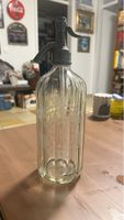 Sodasyphon Glasflasche mit Gravur