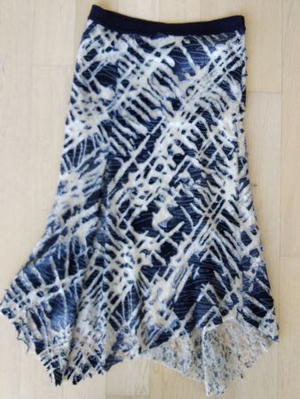 MARC CAIN Tüll-Rock Midi Schwarz Nature Size N1