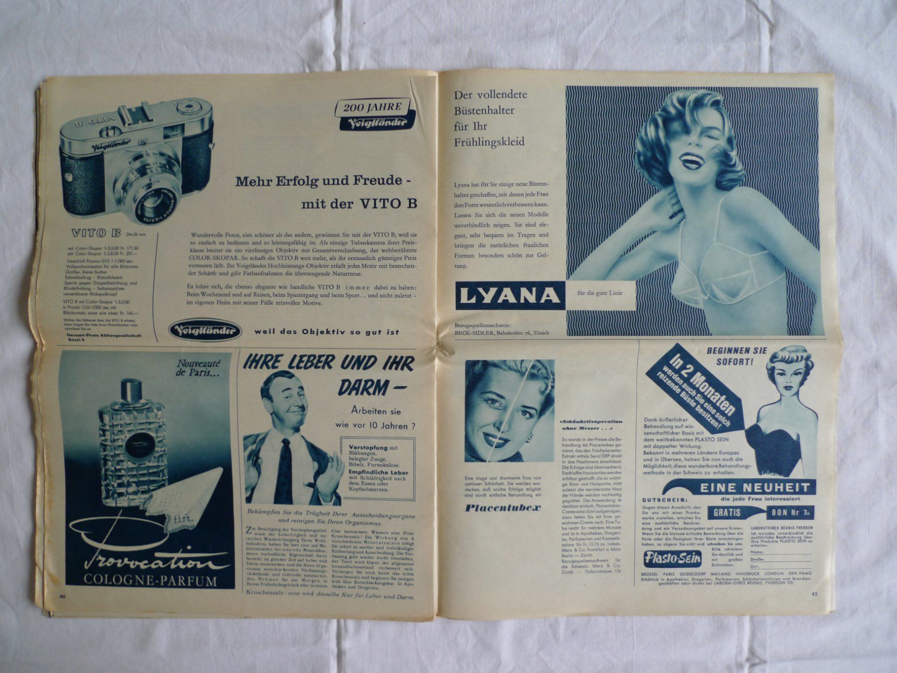 Zeitschriften & Magazine: Zeitschrift Sie + Er , Nr. 20, 17. Mai 1956 – Gebraucht aus Winterthur von Sacramons 5