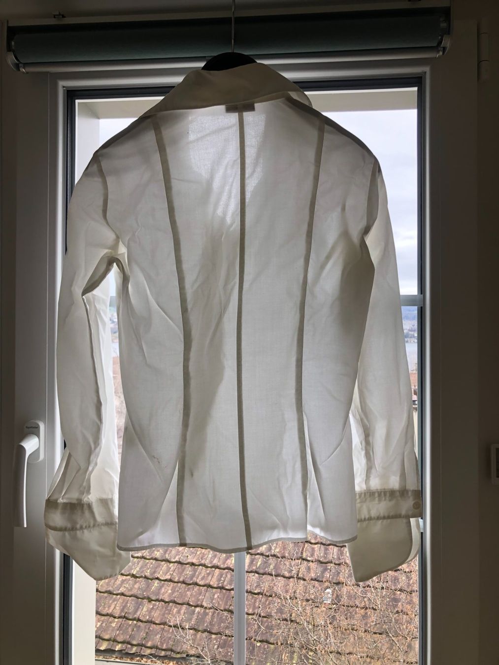 Eterna Camicette: Bluse weiss Eterna premium Grösse S Baumwolle – Usato da Weissbad venduto da Studently 1