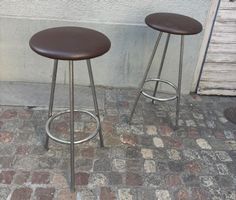 Bar Hocker by Horgenglarus, Swiss Made, Set of 2