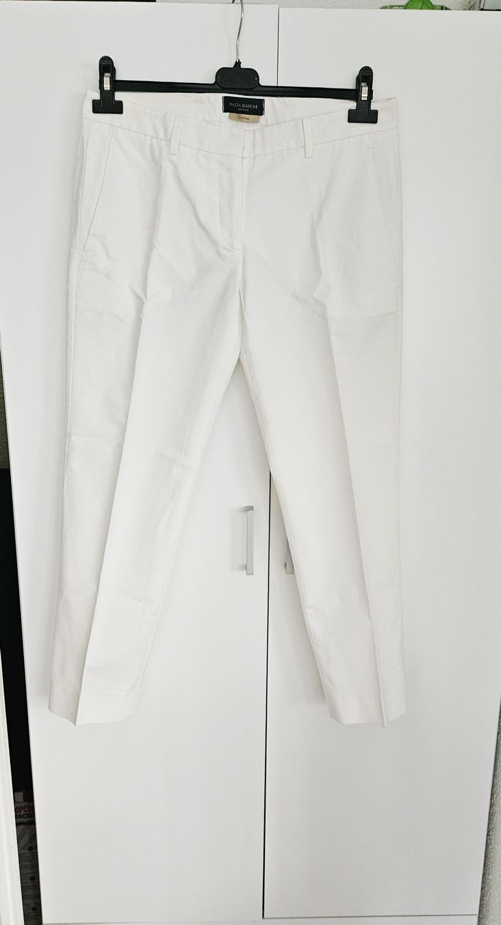 Pantaloni: Piazza Sempione, weiss, Gr. 36 – Usato da Hellbühl venduto da Veci02