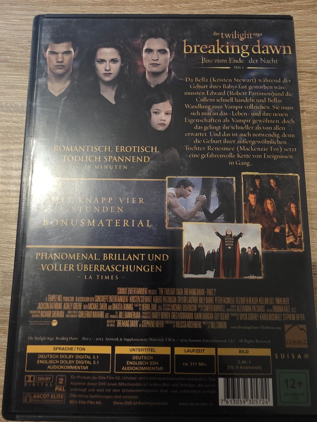 Alle DVDs: Twilight Saga Breaking Dawn DVD 2-Disc  – Gebraucht aus Zürich von P-editon 1