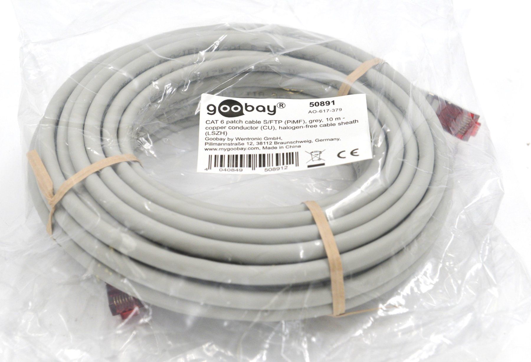 Cavi: GOOBAY CAT 6 Patch-Kabel LAN 10m (16998) – Nuovo e nell'imballaggio originale da Zürich venduto da fundsachenverkauf
