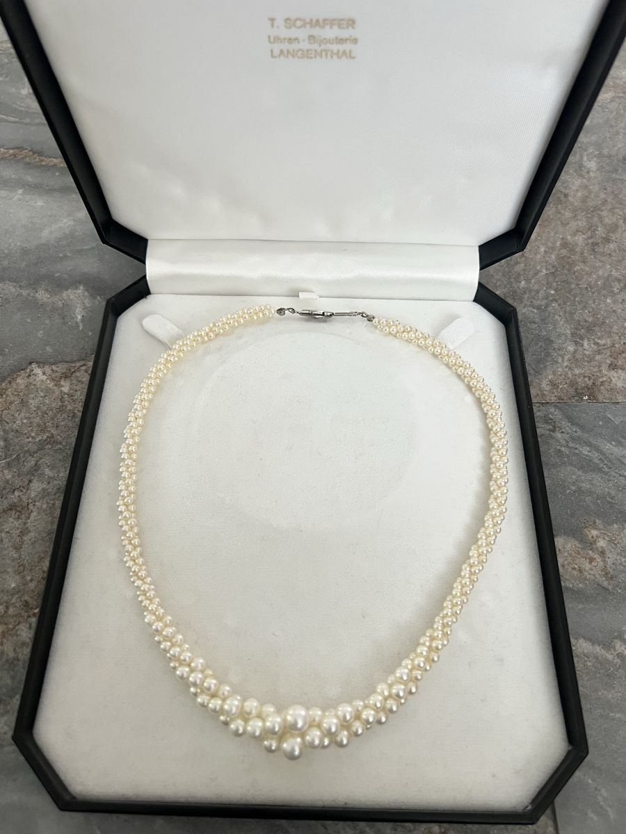 Perlen (unechte): Elegante Perlenkette – Gebraucht aus Roggwil BE von adler78 1