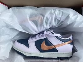 Nike Dunk Low Vintage Navy Bronze Gr. 38.5, Top Zustand