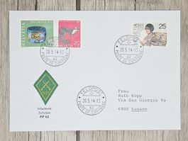 CL09 Enveloppe + Timbre Suisse 1994