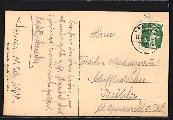 Cartoline postali: AK Sarnen, Teilansicht von Landenberg – Usato da Berlin venduto da bartko-reher 1