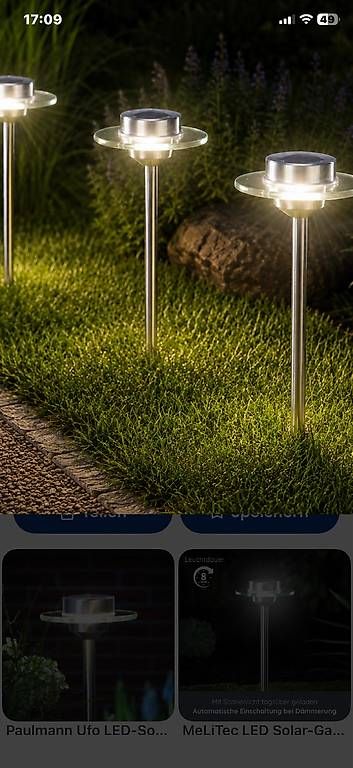 Lampade: Garten Solar Lampen Total 6 Stück – Usato da Gempenach venduto da Mittelpudel 4