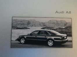 Prospekt Audi A8 Prospektmappe 3 teilig 1998 A8 4.2 quattro