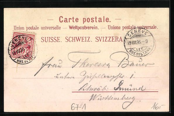 Cartes postales: Litho Genéve, Exposition Nationale Suis – D'occasion à Berlin par bartko-reher 1