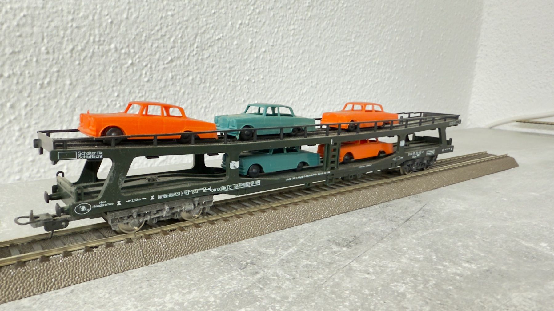 Modellini di ferrovie: Lima Autotransporter DB H0 / DC – Usato da Windlach venduto da Kelebra 2