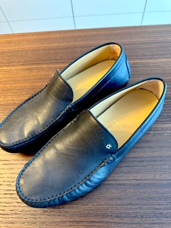 Loafers, Halbschuhe von AIGNER, Leder schwarz, 44, neuwertig