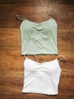 2 Top BH Grösse S weiss und mint neu