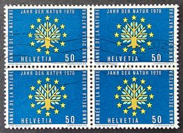 Z 489 Jahr der Natur/Viererblock ● (1970)
