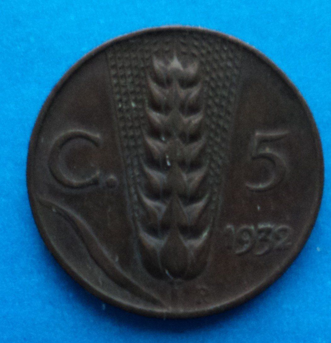 Tutti le monete: Italien: 5 Centesimi 1929 bis 1933, SS. – Usato da Basel venduto da maripas17 8