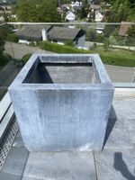 3 grosse Pflanzkübel aus Metall