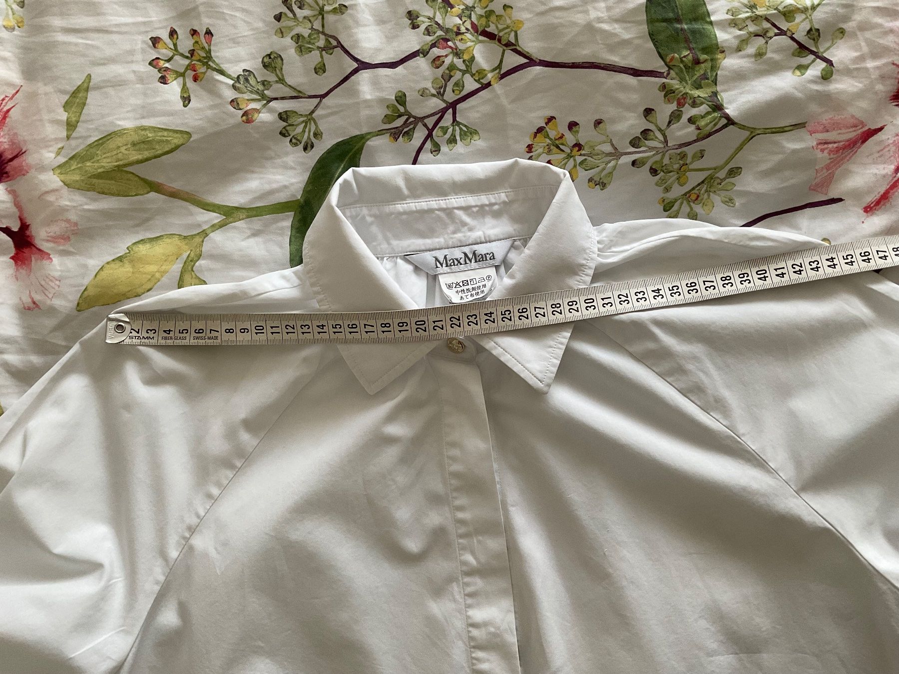 Max Mara Camicette: MAX MARA oversize Bluse Gr L weiss Neuwertig – Nuovo (secondo la descrizione) da Urdorf venduto da alda02 9
