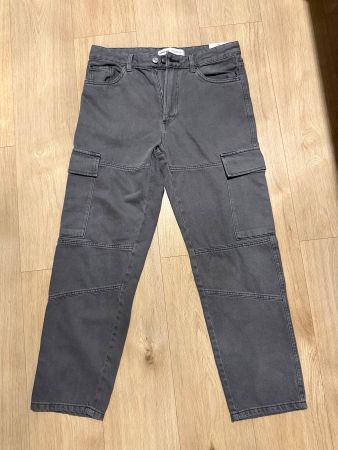 Bershka Cargo Hose Grau, Gr. 40 - Neu mit Etikett!