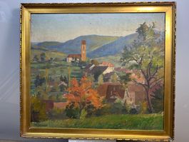 Gemälde Albert Adolf „Bärti“ Zehntner  1895-1975 Schweiz