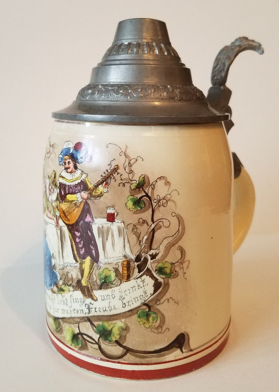 Bicchieri: Bierkrug alt mit Zinndeckel – Usato da Zürich venduto da El17an 3