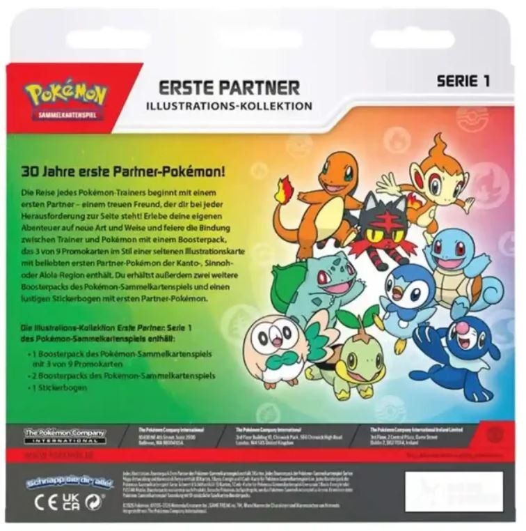 Pokémon Sammelbilder & Trading cards: Pokémon Erste Partner Illustrations Kollektion Serie 1 - DE – Neu und originalverpackt aus Gossau SG von Bummelz 8