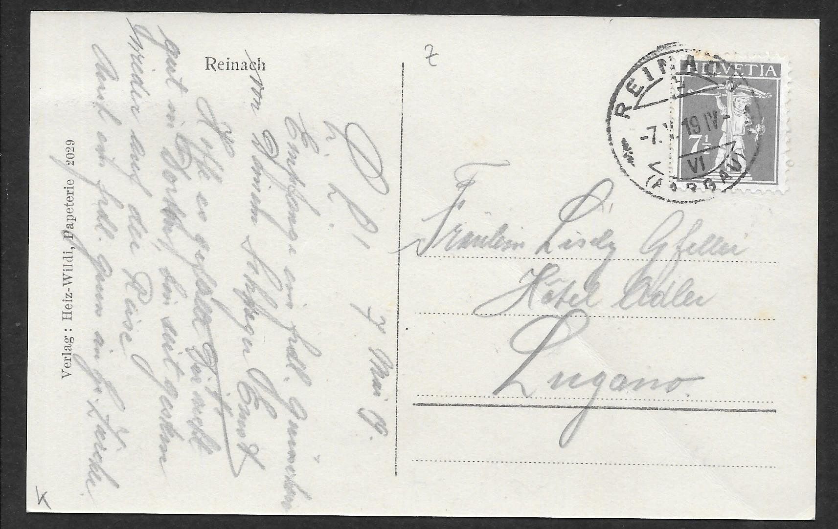 Cartes postales: Reinach Teilansicht – D'occasion à Olten par clotaldi 1