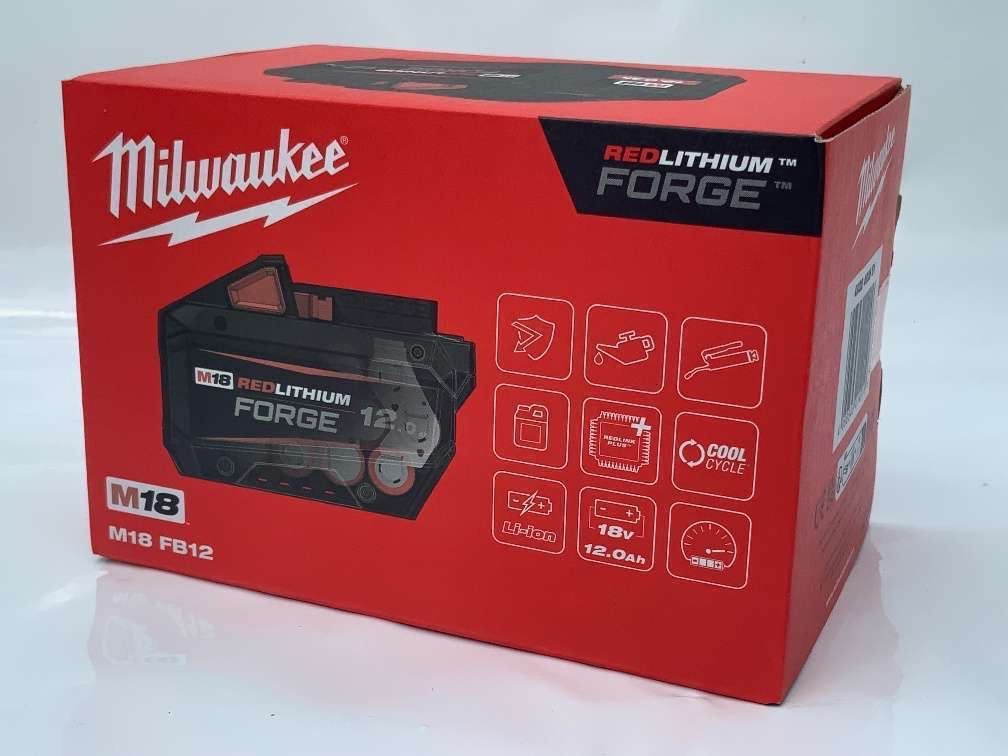 Milwaukee Akkus & Batterien: Milwaukee Akku M18FB12 FORGE REDLITHIUM 12.0 Ah Akku NEU – Neu und originalverpackt aus Schaffhausen von MX02