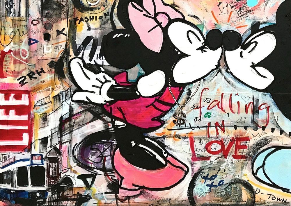 Mickey Mouse Pop Art Kunst Zürich Love City Fashion Luxus