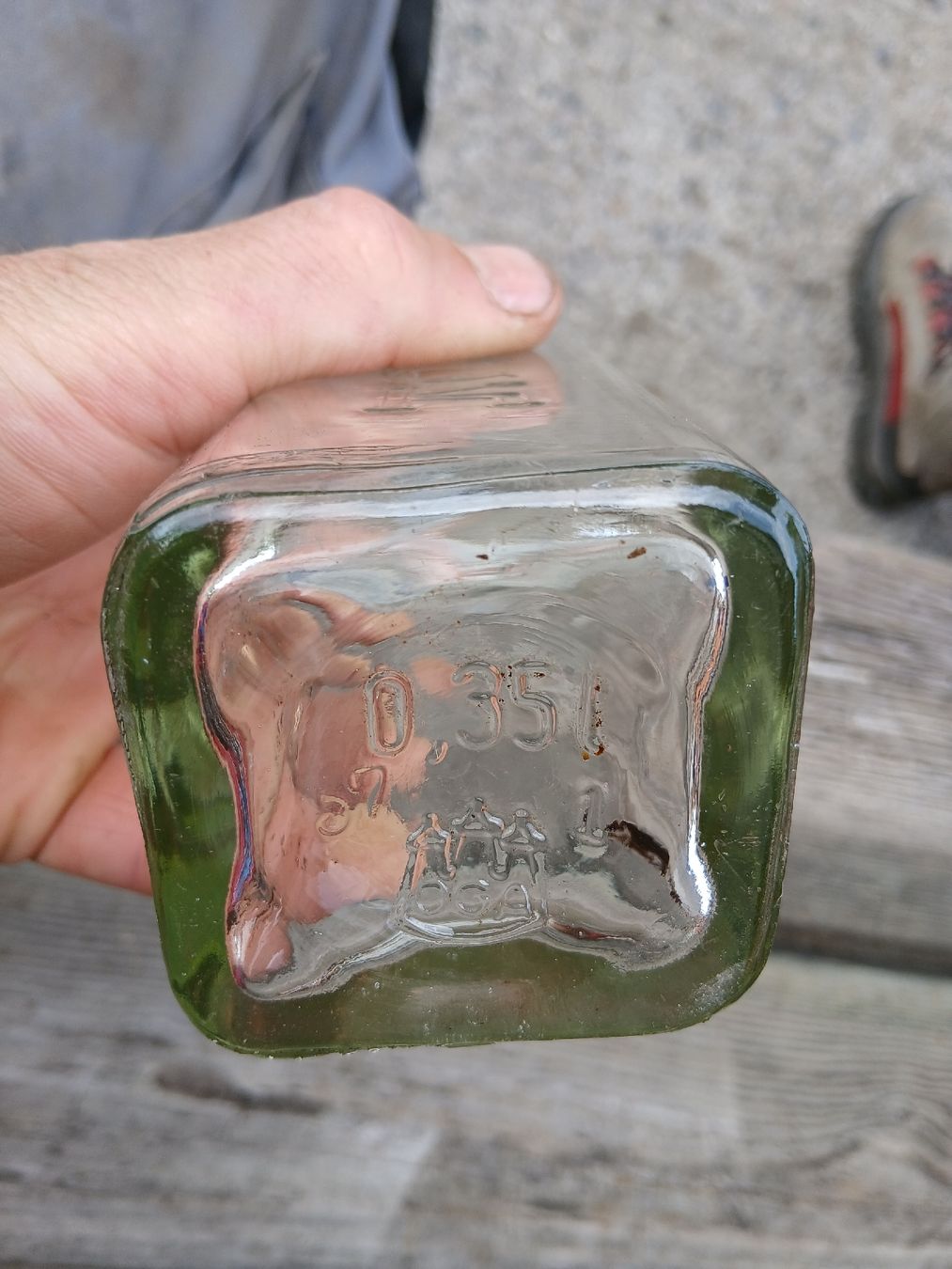 Bottiglie: Glasflasche mit Aufschrift "KEUCH"  – Usato da Schönenberg ZH venduto da YesSt 1