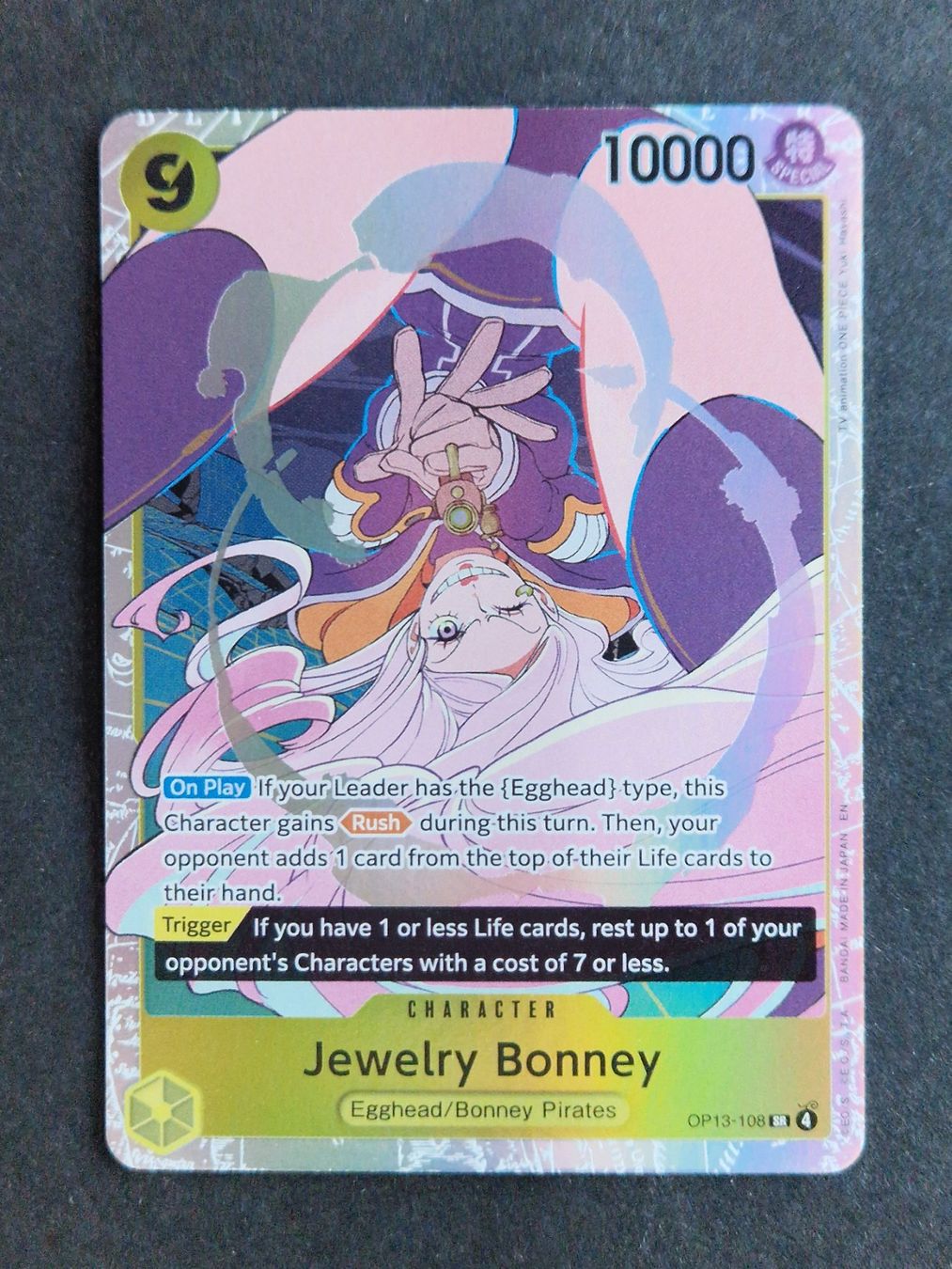 Bandai Carte collezionabili: One Piece EN  OP13     108   SR – Usato da Bouveret venduto da hckoala