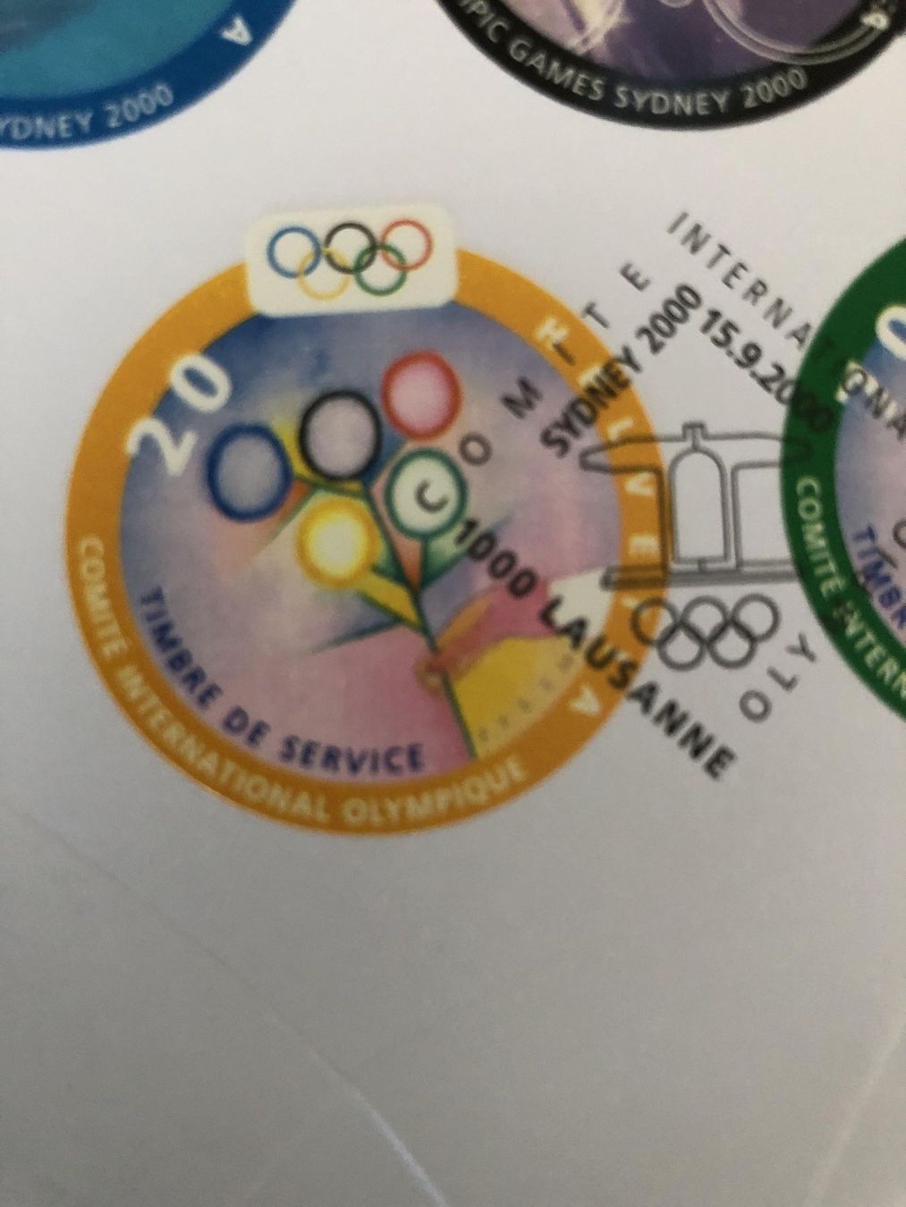Tous les timbres: Olympiade Sydney 2000 – D'occasion à Horw par Luki49 6