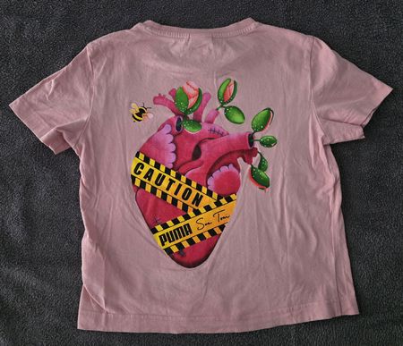 PUMA -Back-print T-Shirt, Grösse XS, Top Zustand