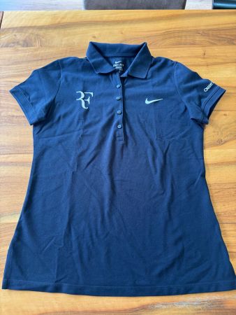 Nike Roger Federer Poloshirt CREDIT SUISSE CS Gr. L - Top!