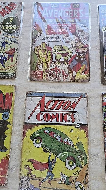 Insegne: Marvel / DC Blechschilder – Nuovo e nell'imballaggio originale da Bazenheid venduto da Exo_Tic 2