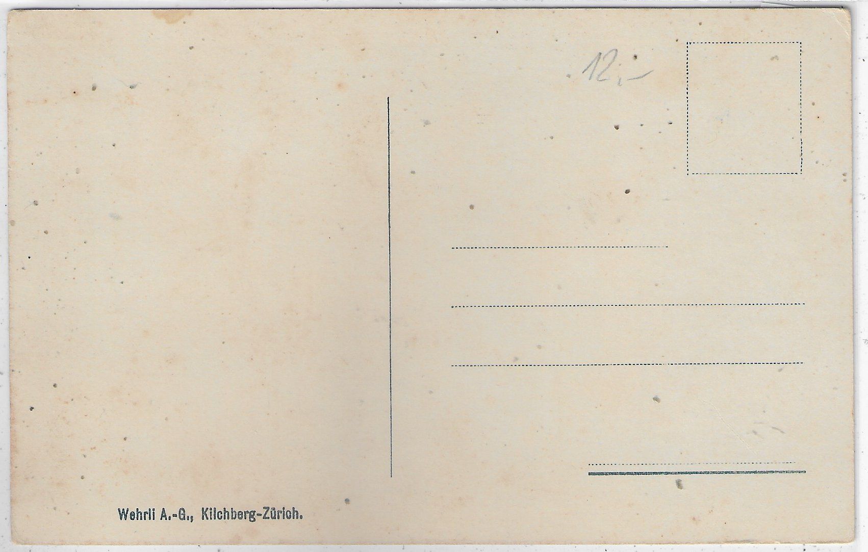 Ansichtskarten: Die Viamala gegen Hohen-Rhätien - Litho – Gebraucht aus Ettingen von Kartenplanet 1