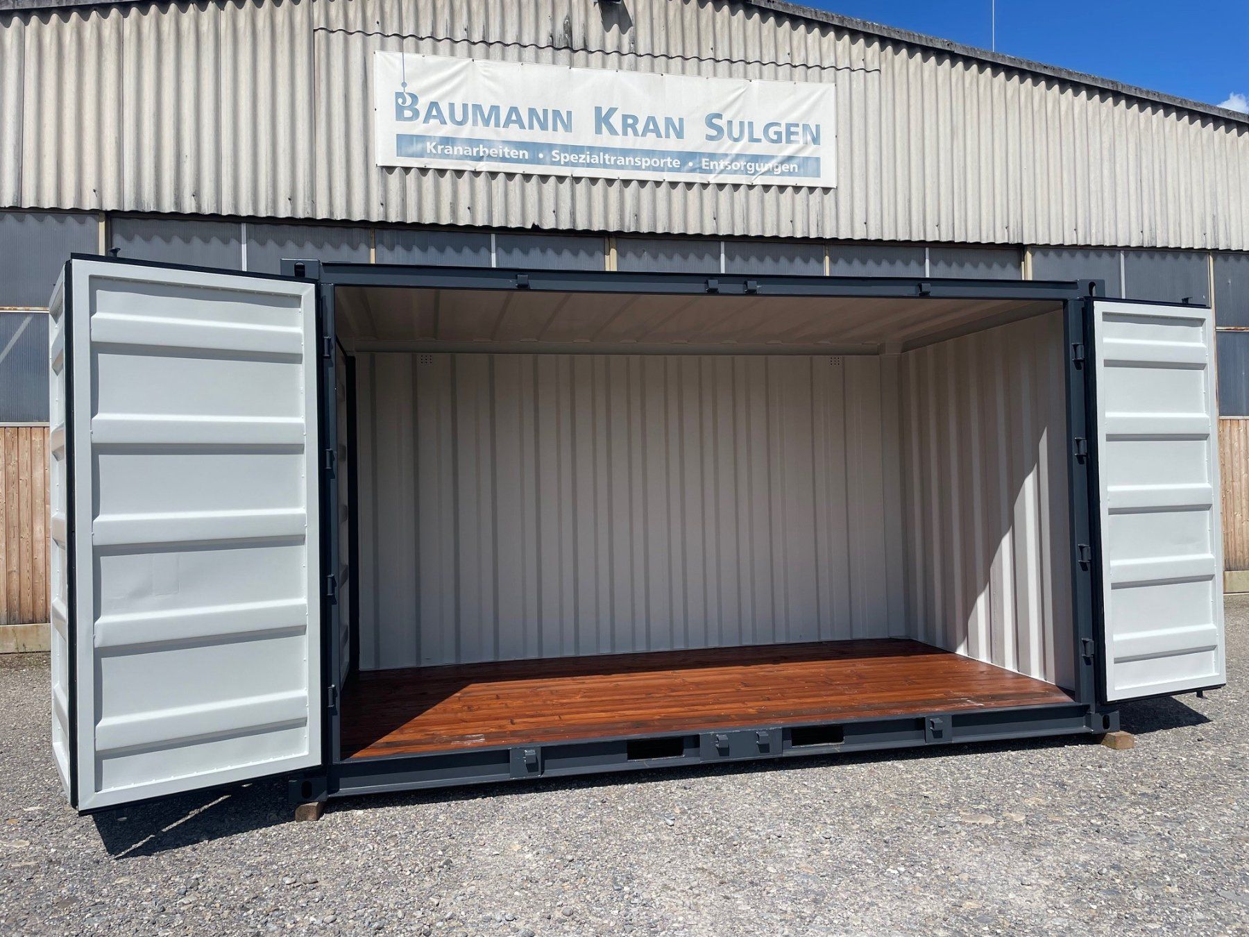 Contenitori edile: 15' Lagercontainer Open Side, Garage, Container, Lounge! – Usato da Kradolf venduto da BKSAG 5