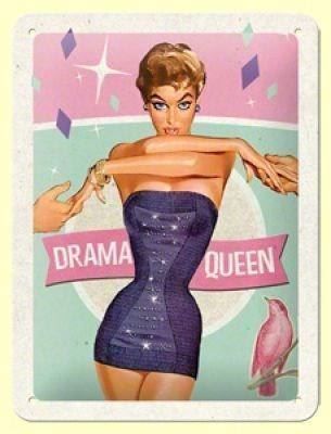 Insegne: Blechschild - Drama Queen – Nuovo e nell'imballaggio originale da Ennetbürgen venduto da open24shop