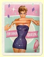 Blechschild - Drama Queen