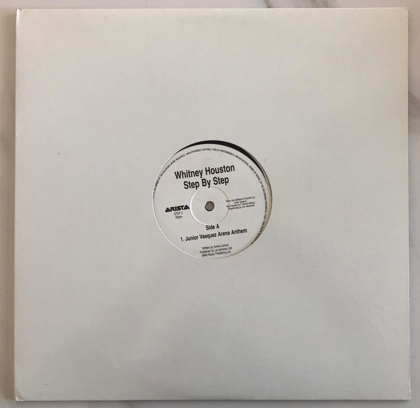 Vinyles: WHITNEY HOUSTON - STEP BY STEP – D'occasion à Poliez-Pittet par Newtown-Records
