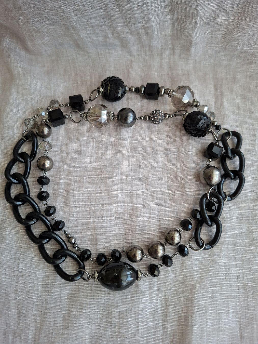 Catenine: Collier Statement Noir Glam Chic – Nuovo (secondo la descrizione) da Lutry venduto da Sim_Sta 3