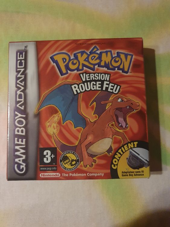 gba rouge feu pokemon jeu ovp complet Kaufen auf Ricardo