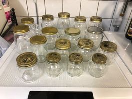 Komfigläser Gläser Einmachgläser Fermentiergläser Shabbydeko