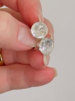 Victorian moissanite earrings 10 mm stone (1sm) pass test