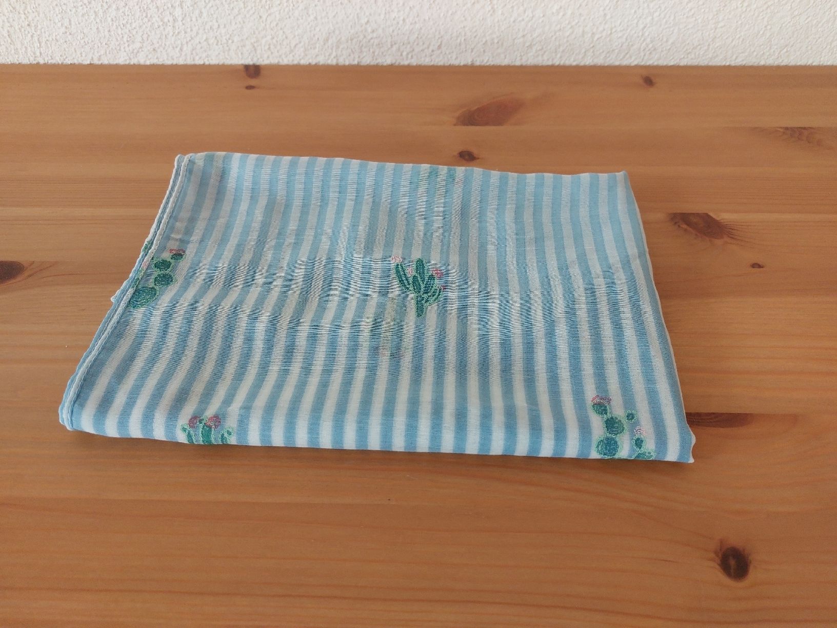 Foulards, Tücher & Schals: Schal gestreift mit Kakteen  – Neu (gemäss Beschreibung) aus Effingen von roe_7mb7 1