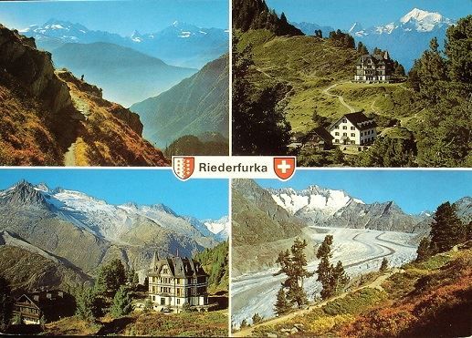 Cartoline postali: RIEDERALP Riederfurka – Nuovo (secondo la descrizione) da Jona venduto da philajona
