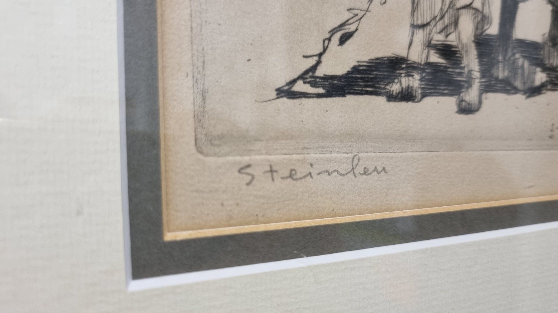 Stiche: Théophile Steinlen - Véritable gravure signée – Gebraucht aus Lausanne 25 von joef99 1