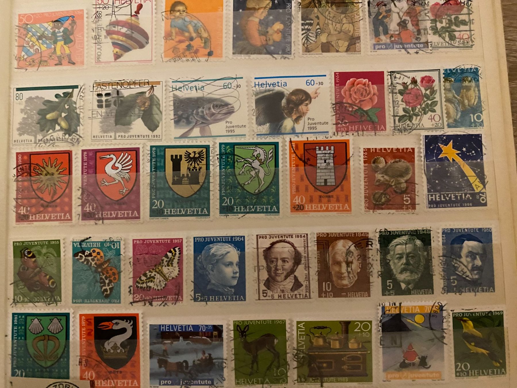 Tous les timbres: Briefmarken Schweiz Pro Juventute – D'occasion à matten b. interlaken par jfran17 2