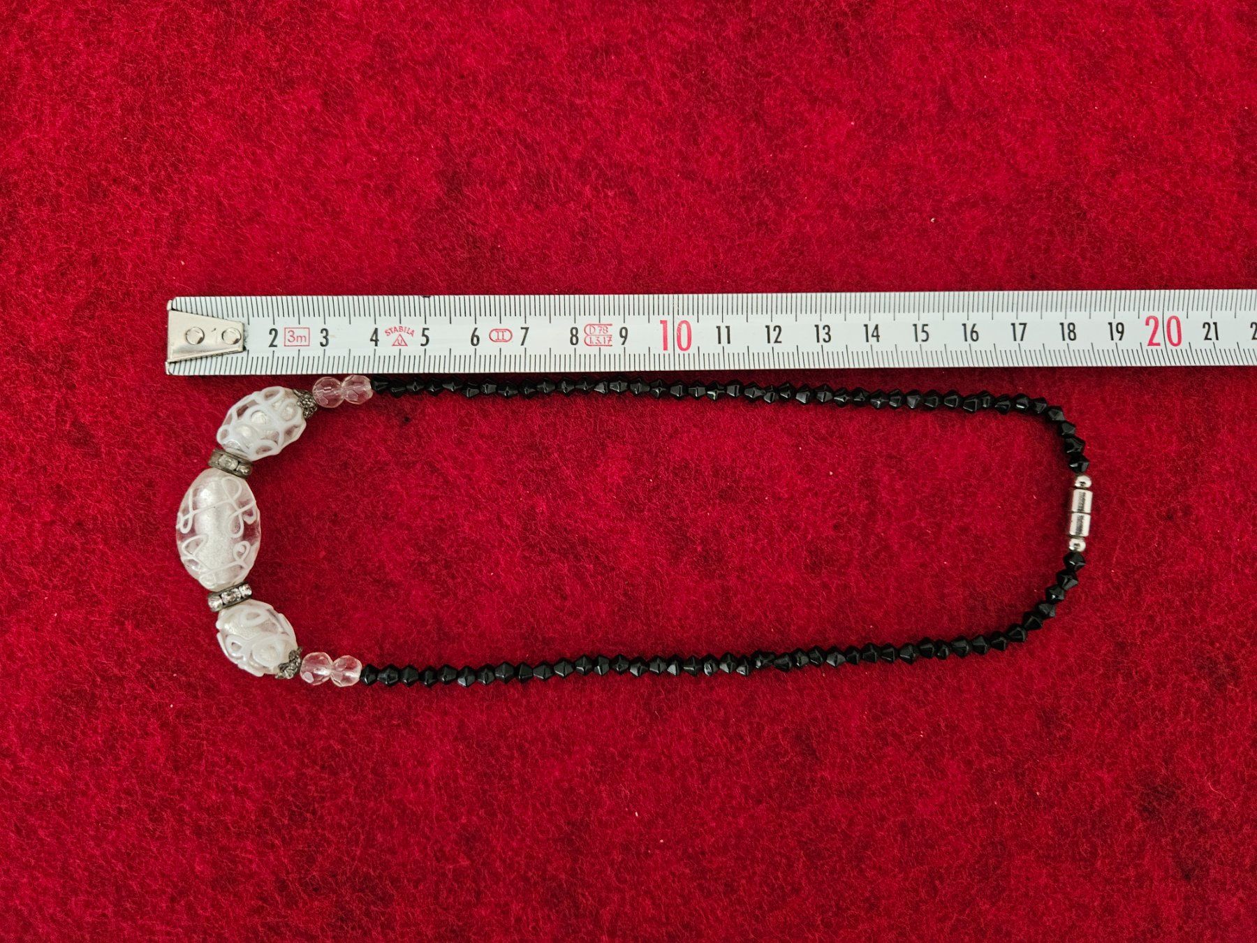 Ketten: Halskette transparent Perlen schwarz Modeschmuck – Neu (gemäss Beschreibung) aus Menziken von sura76 5
